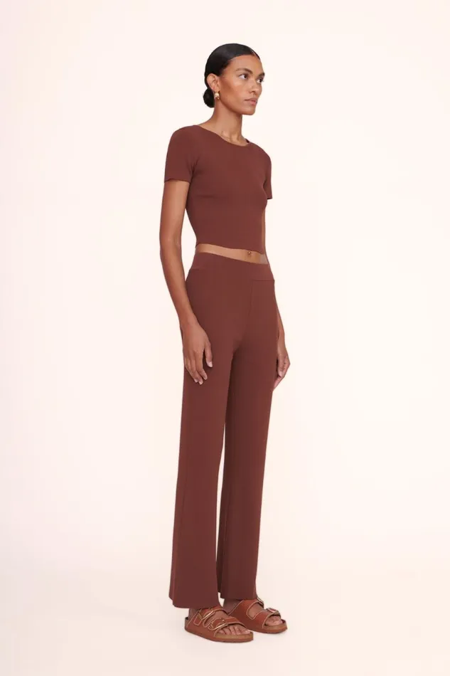 Women STAUD Knits ESTELLA PANT BARK Women STAUD Knits ESTELLA PANT BARK