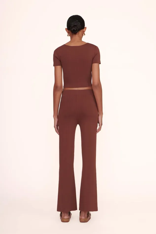 Women STAUD Knits ESTELLA PANT BARK Women STAUD Knits ESTELLA PANT BARK