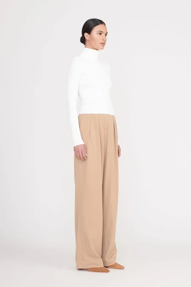Women STAUD Knits JACE TOP IVORY Women STAUD Knits JACE TOP IVORY