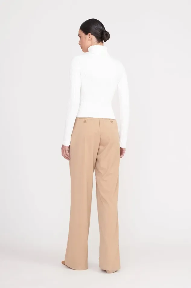 Women STAUD Knits JACE TOP IVORY Women STAUD Knits JACE TOP IVORY