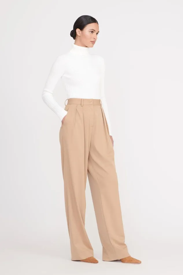 Women STAUD Knits JACE TOP IVORY Women STAUD Knits JACE TOP IVORY