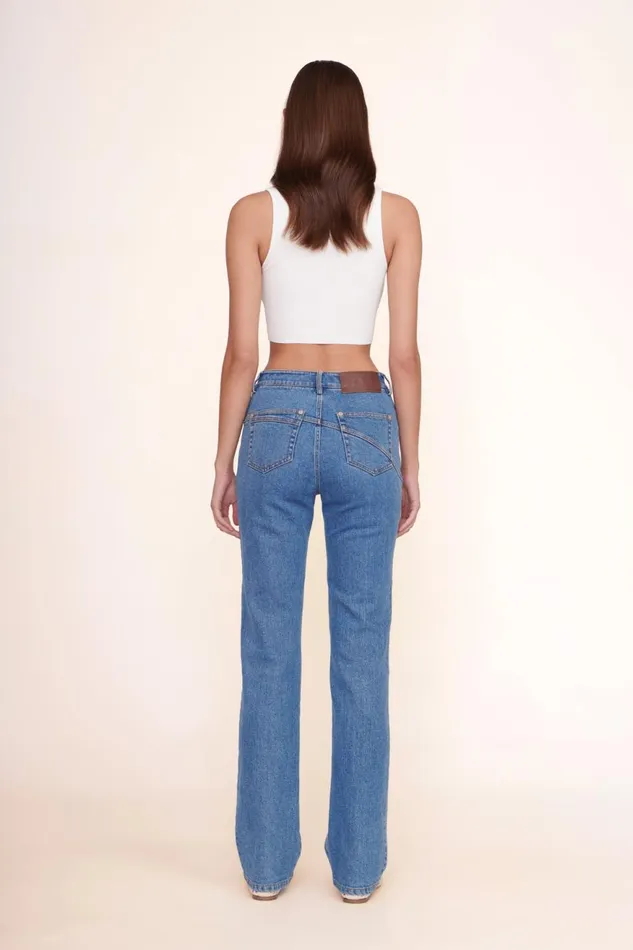 Women STAUD Knits NOOR TOP WHITE