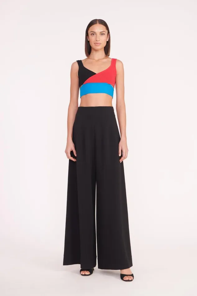 Women STAUD Knits TRENTON TOP MARBLE WAVE