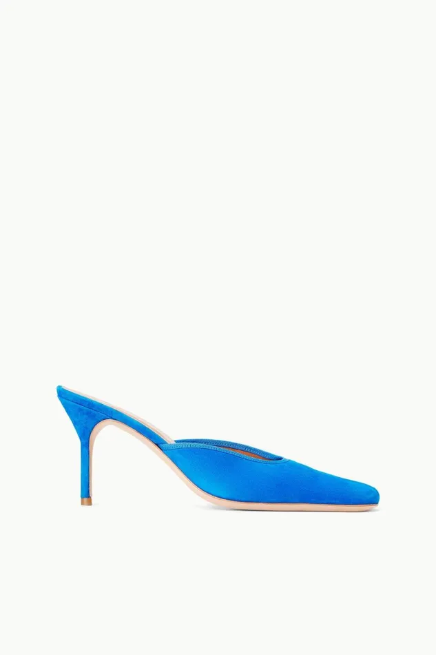 Women STAUD Mules and Flats OTTO MULE DIRECTOR BLUE