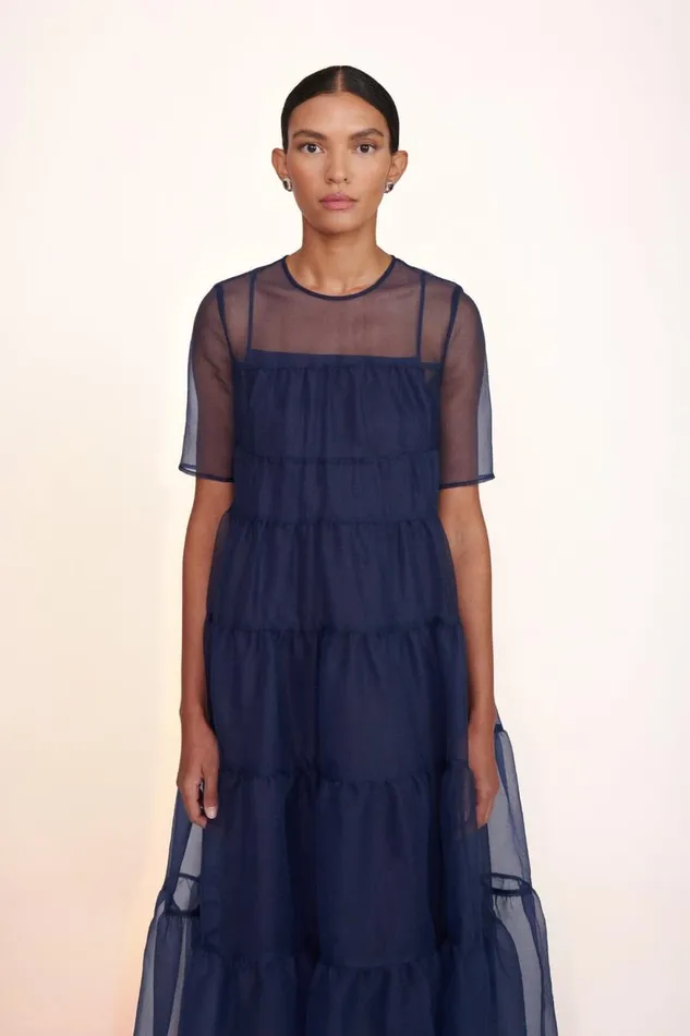 Women STAUD Occasion Dresses HYACINTH DRESS NAVY