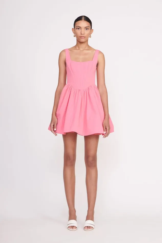 Women STAUD Occasion Dresses LANDSCAPE DRESS CORAL PINK