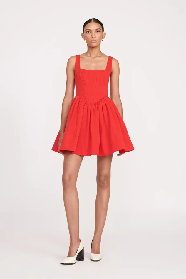 Women STAUD Occasion Dresses LANDSCAPE DRESS POINSETTIA