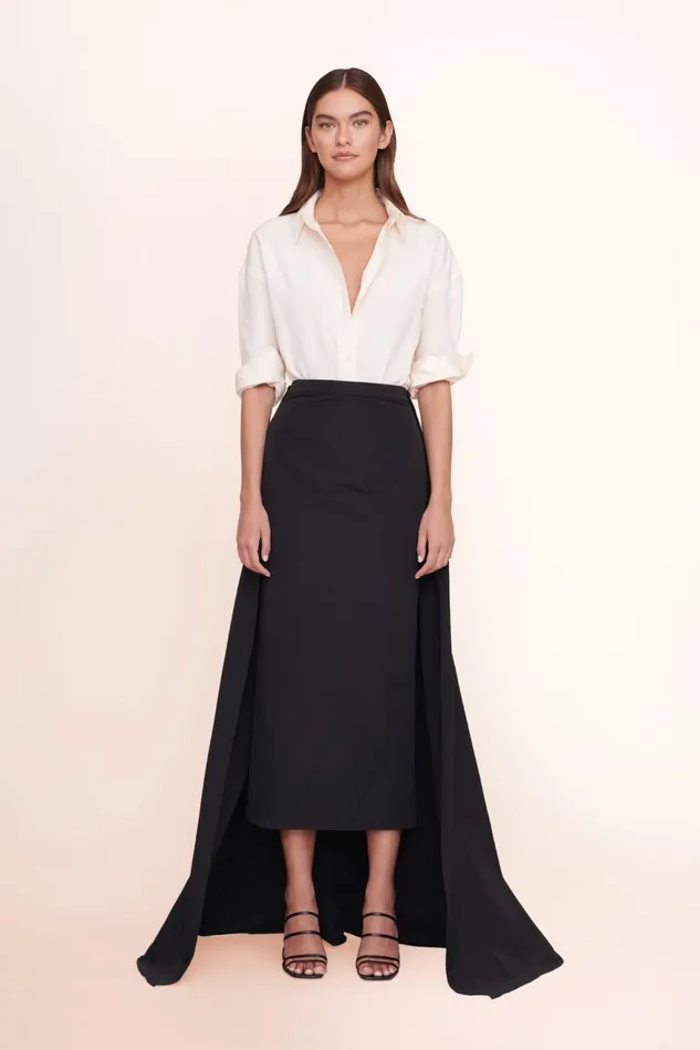 Women STAUD Occasion Dresses PRUNELLA SKIRT BLACK