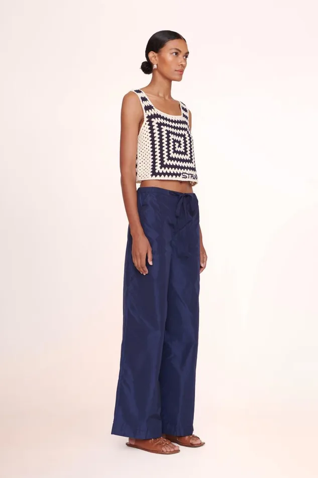 Women STAUD Pants and Shorts CAMILA PANT NAVY Women STAUD Pants and Shorts CAMILA PANT NAVY