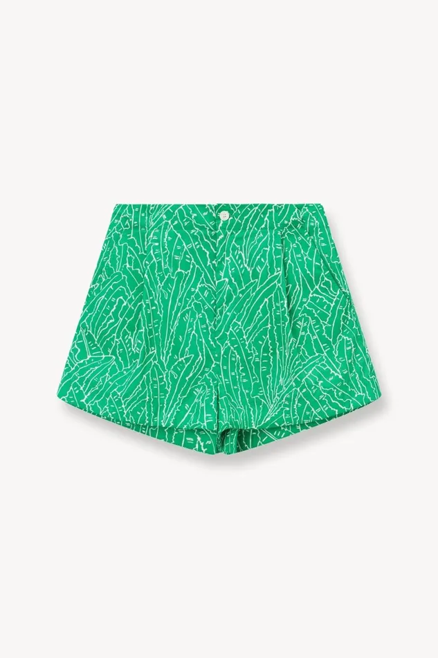 Women STAUD Pants and Shorts ZOEY SHORT GREEN PALM Women STAUD Pants and Shorts ZOEY SHORT GREEN PALM