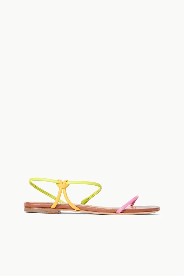Women STAUD Sandals LAUREL SANDAL CITRON MULTI