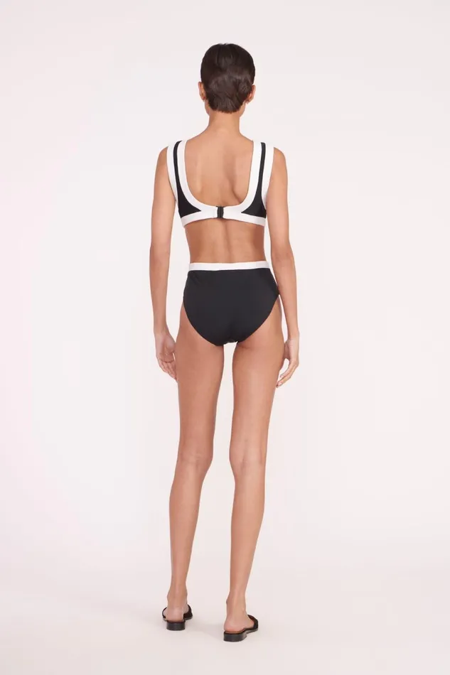 Women STAUD Swim DOLCE ONE PIECE BLACK WHITE Women STAUD Swim DOLCE ONE PIECE BLACK WHITE