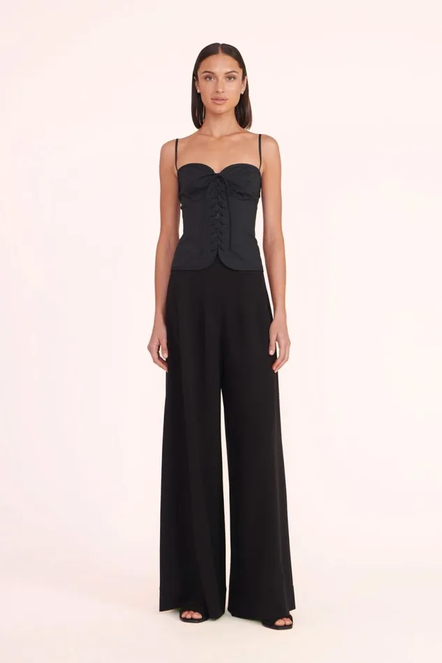 Women STAUD Tops EMERY TOP BLACK
