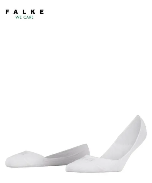 Women Step Medium Cut Box Women No Show Socks White FALKE No Show Socks