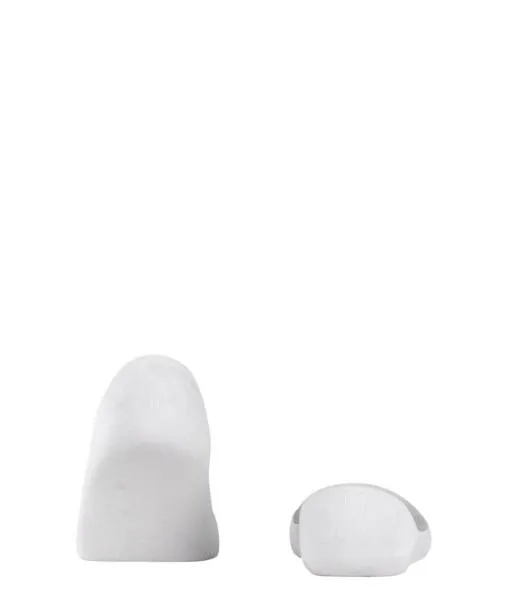 Women Step Medium Cut Box Women No Show Socks White FALKE No Show Socks