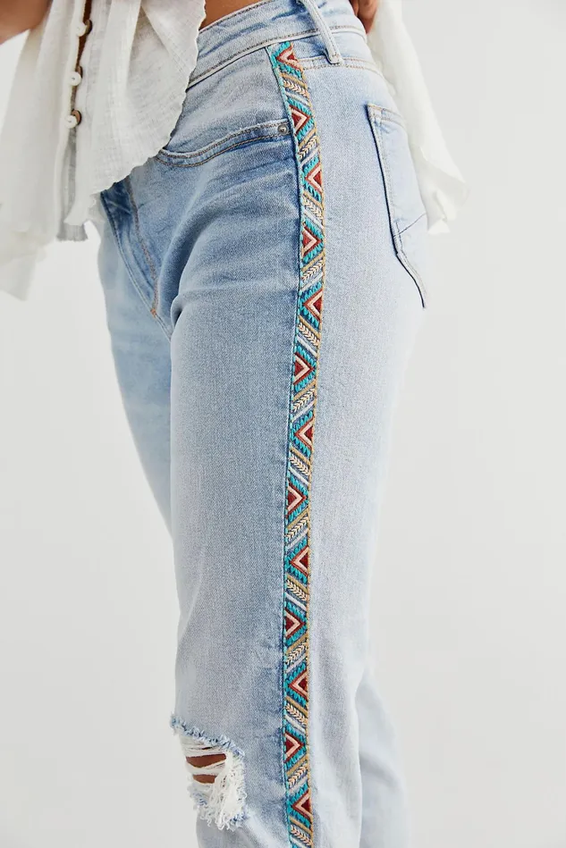 Women StraightLeg Jeans Free People Driftwood Gizelle Jeans Tucson