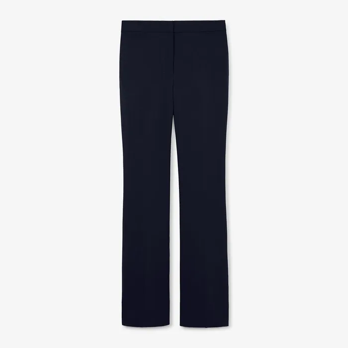 Women Suiting M M LaFleur The Horton Flare Trouser 8211 Washable Wool Twill Dark Navy