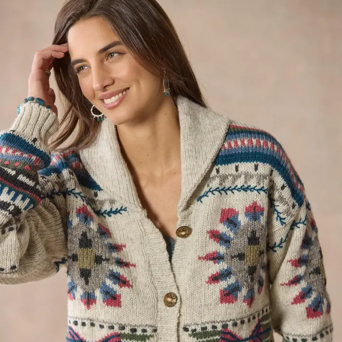 Women Sunburst Cardigan Light Natural Sundance Catalog Sweaters Women Sunburst Cardigan Light Natural Sundance Catalog Sweaters