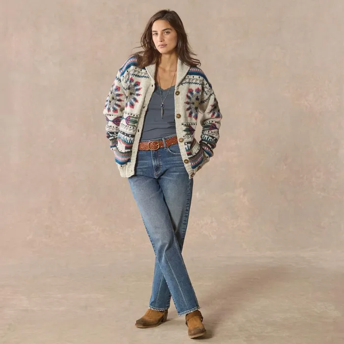 Women Sunburst Cardigan Light Natural Sundance Catalog Sweaters Women Sunburst Cardigan Light Natural Sundance Catalog Sweaters