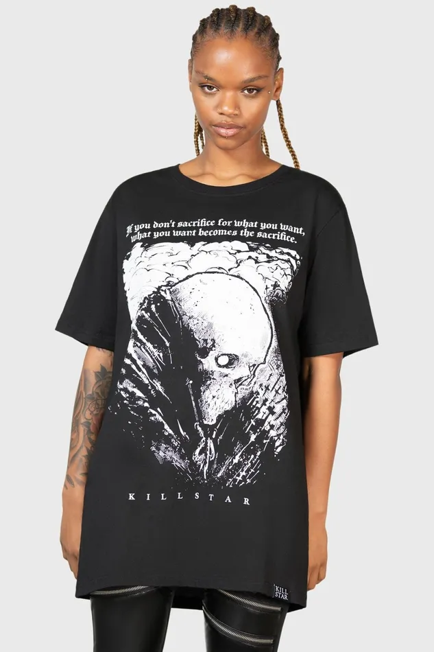 Women TShirts and Vests Killstar Lonely Dark TShirt