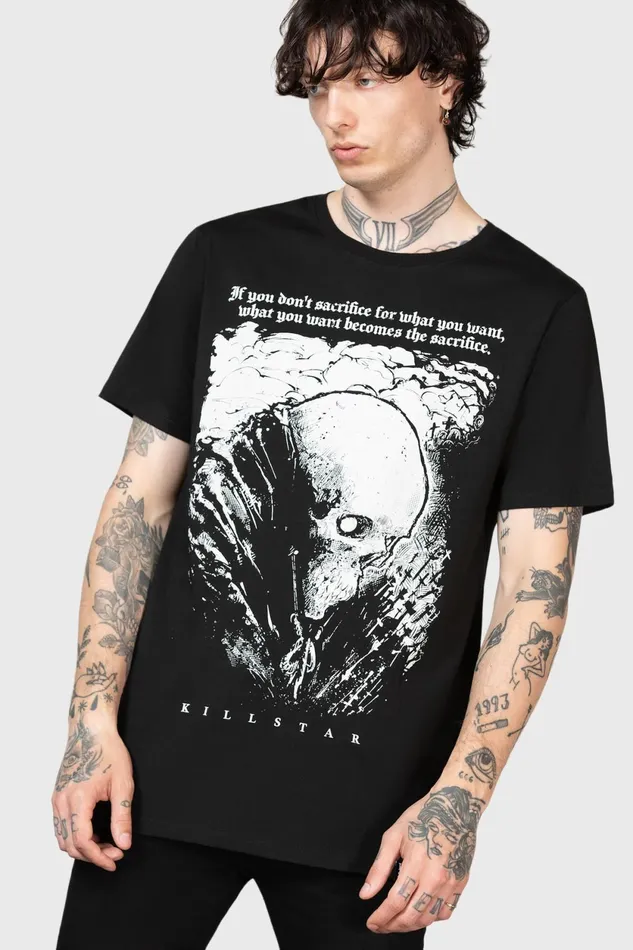 Women TShirts and Vests Killstar Lonely Dark TShirt