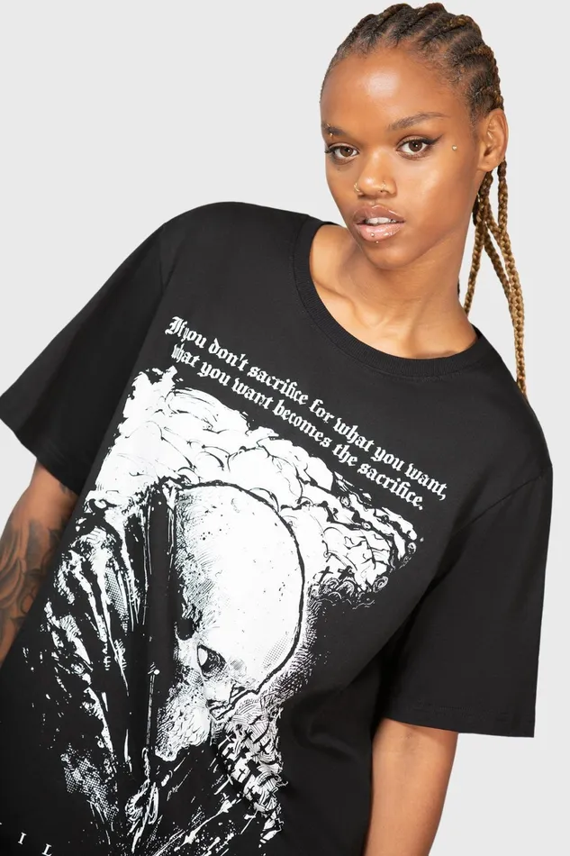 Women TShirts and Vests Killstar Lonely Dark TShirt