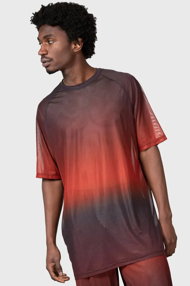 Women TShirts and Vests Killstar Unreal Trance Mesh Top