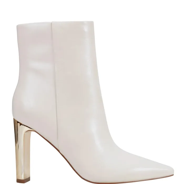 Women Talyna Dress Bootie Chic Cream Leather Marc Fisher Dress Boots
