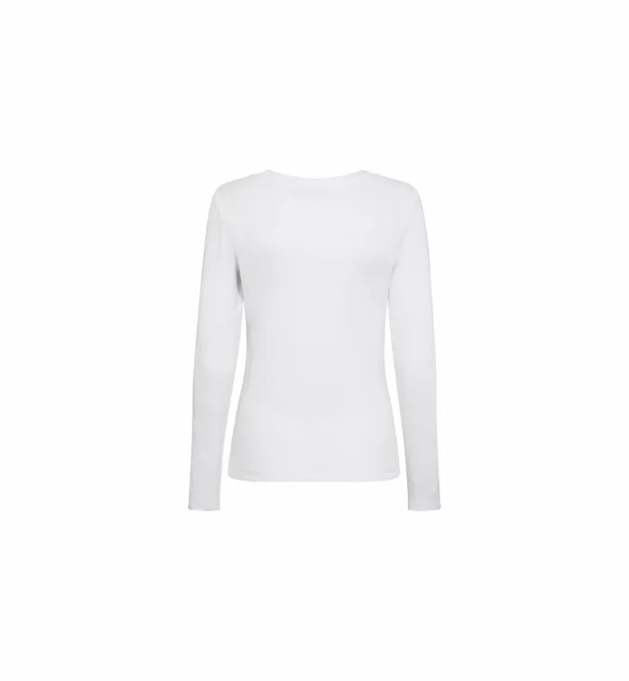 Women Tees MOS MOSH MMNicole OLS Rib Tee White
