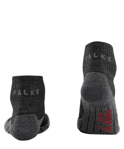 Women TK2 Explore Short Women Trekking Short Sock Asphalt Mel FALKE Hiking Socks