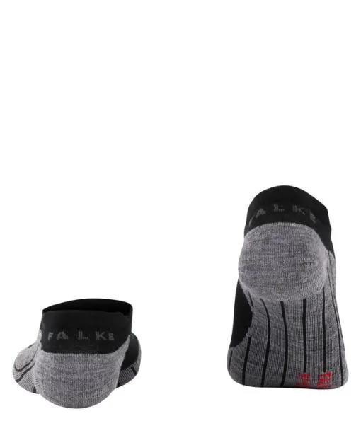Women TK5 Wander Invisible Women Trekking No Show Socks Black FALKE Hiking Socks
