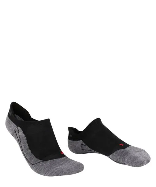 Women TK5 Wander Invisible Women Trekking No Show Socks Black FALKE Hiking Socks