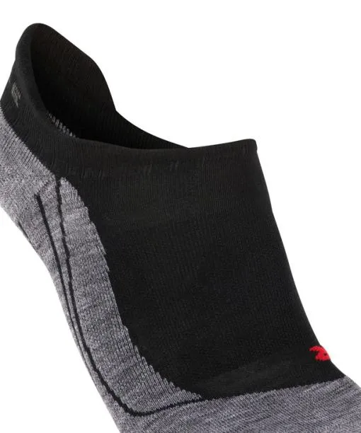 Women TK5 Wander Invisible Women Trekking No Show Socks Black FALKE Hiking Socks