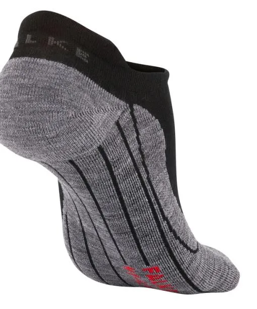 Women TK5 Wander Invisible Women Trekking No Show Socks Black FALKE Hiking Socks