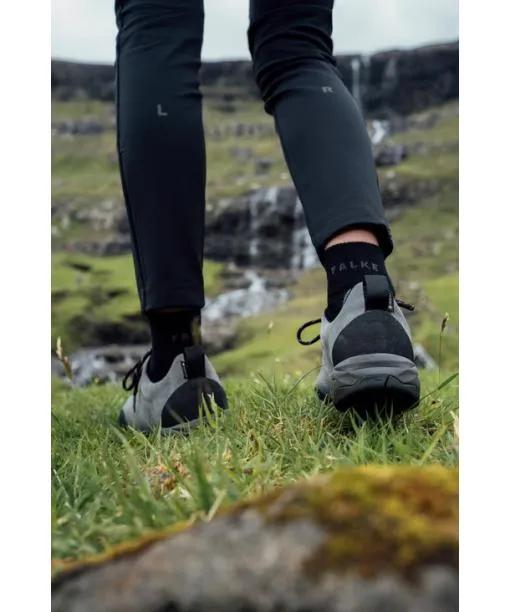 Women TK5 Wander Short Women Trekking Short Sock Asphalt Mel FALKE Hiking Socks