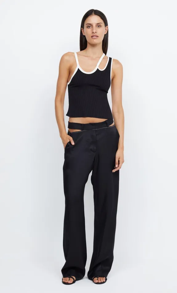 Women Tops Bec Bridge HARI BACKLESS TOP Blackivory