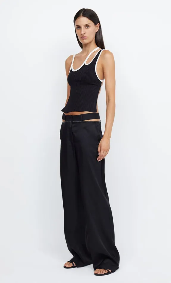 Women Tops Bec Bridge HARI BACKLESS TOP Blackivory