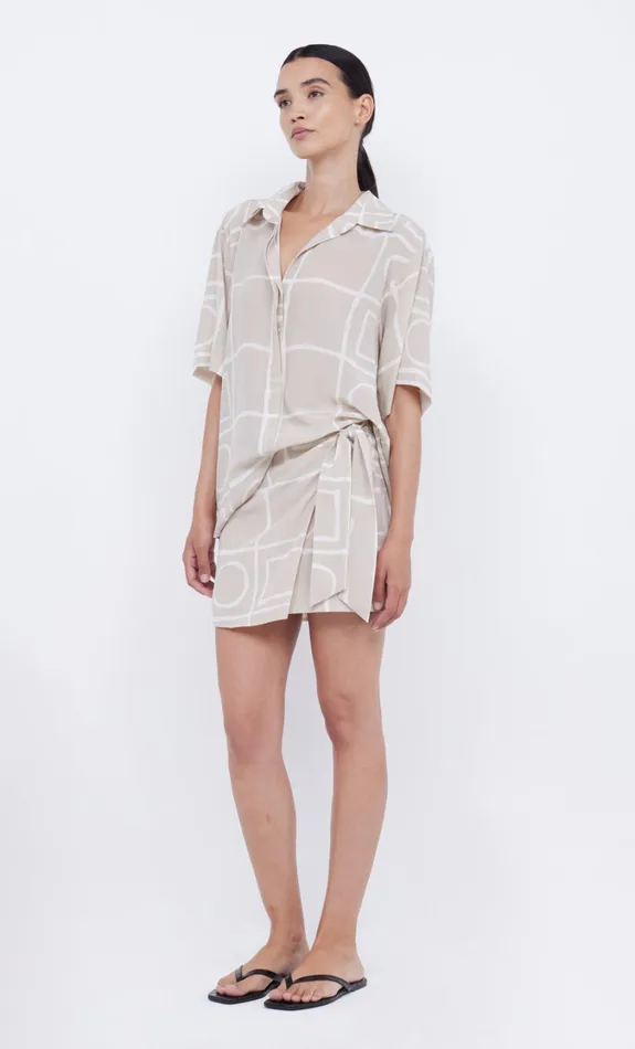 Women Tops Bec Bridge SALMA SHORT SLEEVE SHIRT Checkers