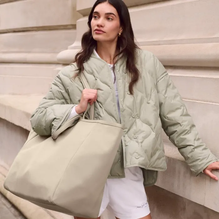 Women Tote Bags Katie Loxton NylonLuxe Oversized Tote Bag In Chalk 8211 Extra Large Women Tote Bags Katie Loxton NylonLuxe Oversized Tote Bag In Chalk 8211 Extra Large