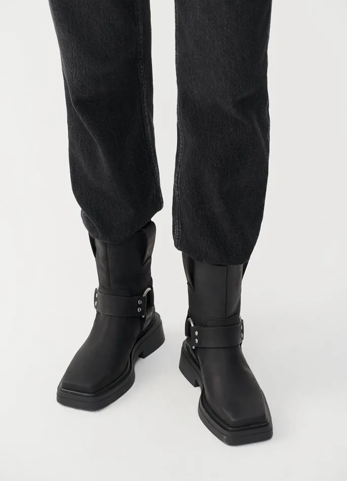 Women Vagabond Boots EYRA BOOTS Black Oily Nubuck