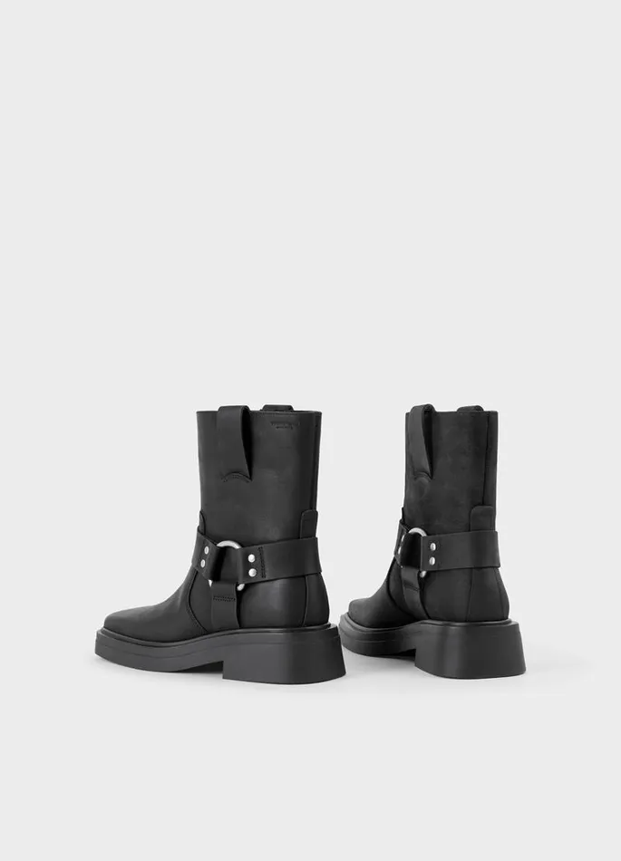 Women Vagabond Boots EYRA BOOTS Black Oily Nubuck