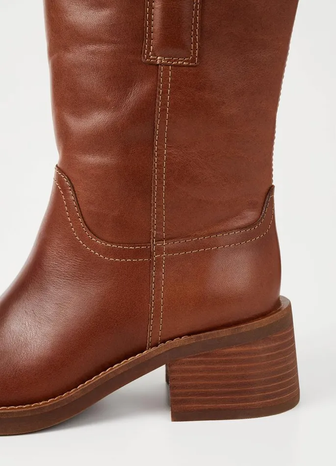 Women Vagabond Boots NOUR BOOTS Brown Leather