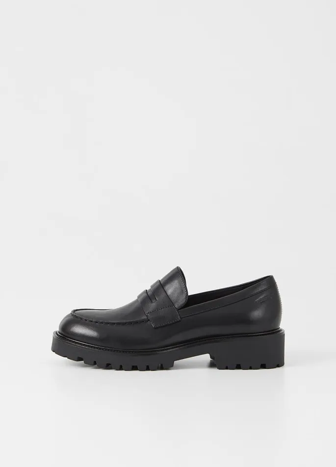 Women Vagabond Loafers KENOVA LOAFER Black Leather