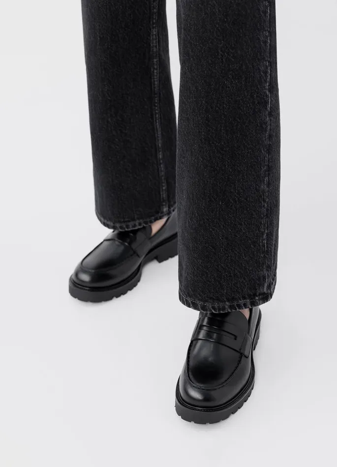 Women Vagabond Loafers KENOVA LOAFER Black Leather