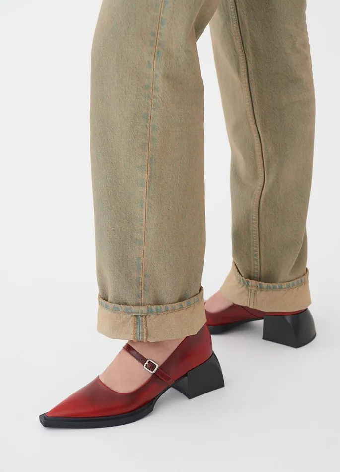 Women Vagabond Pumps VIVIAN PUMPS Red Brushoff Leather