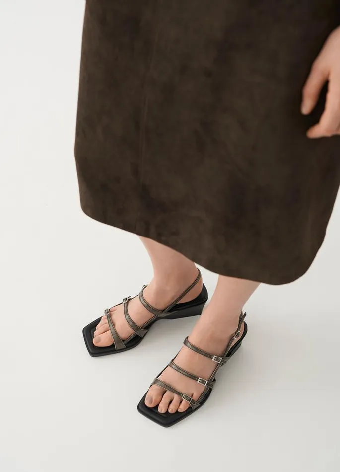 Women Vagabond Sandals BESSIE SANDALS Light Brown Brushoff Leather