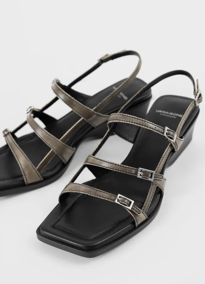 Women Vagabond Sandals BESSIE SANDALS Light Brown Brushoff Leather