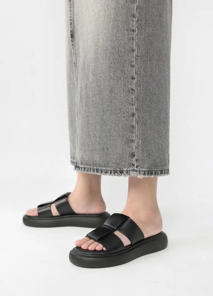 Women Vagabond Sandals BLENDA SANDALS Black Leather