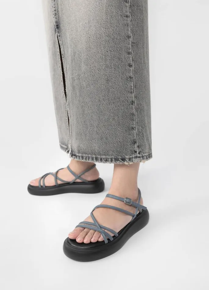 Women Vagabond Sandals BLENDA SANDALS Blue Leather
