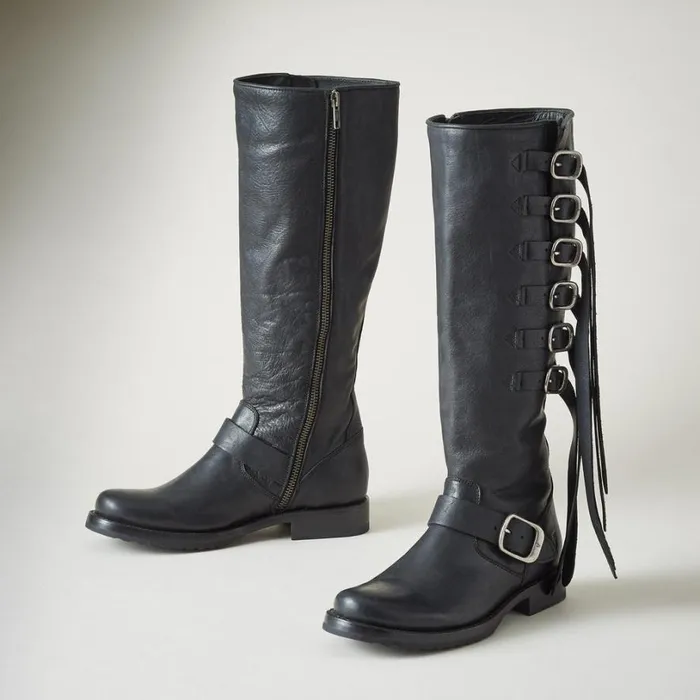 Women Veronica Strap Tall Boots Black Sundance Catalog Boots Women Veronica Strap Tall Boots Black Sundance Catalog Boots